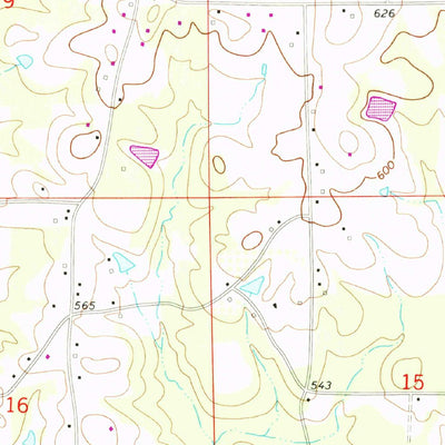 United States Geological Survey Clanton East, AL (1972, 24000-Scale) digital map