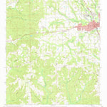 United States Geological Survey Clanton West, AL (1972, 24000-Scale) digital map