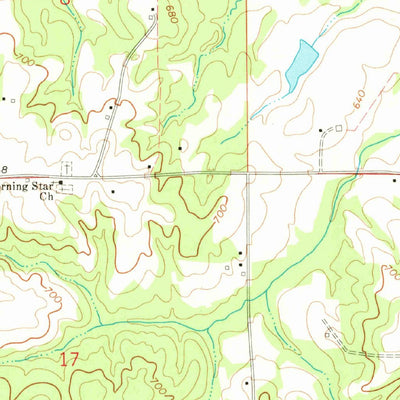United States Geological Survey Clanton West, AL (1972, 24000-Scale) digital map