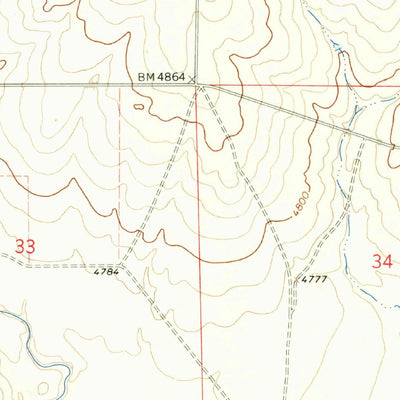 United States Geological Survey Clapham, NM (1966, 24000-Scale) digital map