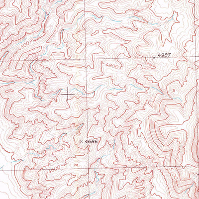 United States Geological Survey Clapper Creek, NV (1980, 24000-Scale) digital map