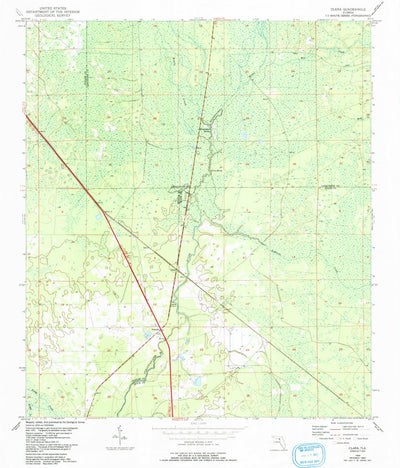 United States Geological Survey Clara, FL (1954, 24000-Scale) digital map