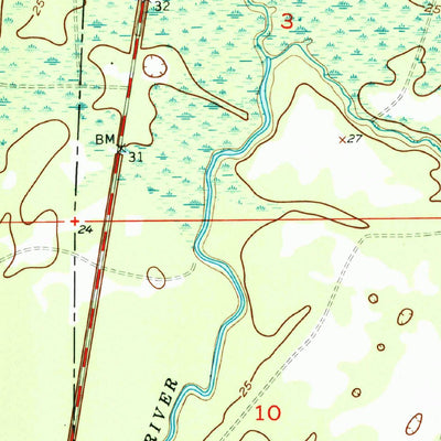 United States Geological Survey Clara, FL (1954, 24000-Scale) digital map