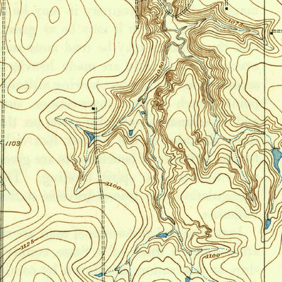 United States Geological Survey Clara, TX-OK (1918, 31680-Scale) digital map
