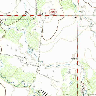 United States Geological Survey Clara, TX-OK (1972, 24000-Scale) digital map