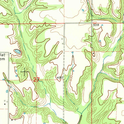 United States Geological Survey Claremont, IL (1968, 24000-Scale) digital map