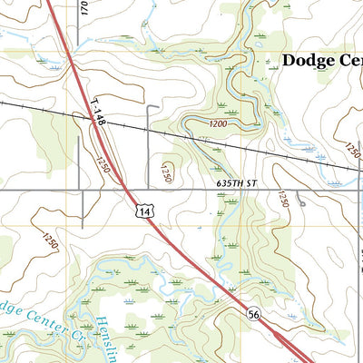 United States Geological Survey Claremont, MN (2022, 24000-Scale) digital map