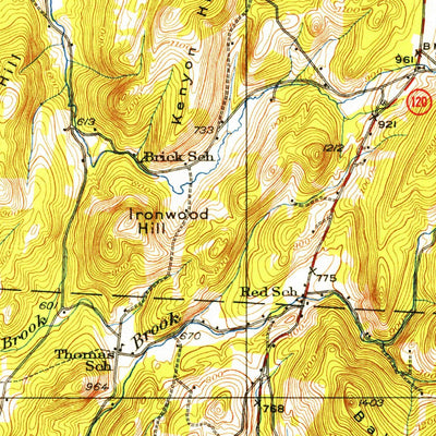 United States Geological Survey Claremont, NH-VT (1926, 62500-Scale) digital map