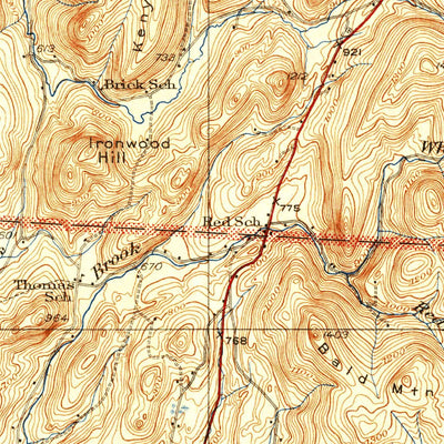 United States Geological Survey Claremont, NH-VT (1929, 62500-Scale) digital map