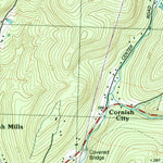 United States Geological Survey Claremont North, NH (1998, 24000-Scale) digital map