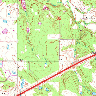 United States Geological Survey Claremore, OK (1963, 24000-Scale) digital map