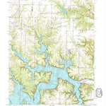 United States Geological Survey Clarence Cannon Dam, MO (1990, 24000-Scale) digital map