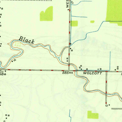 United States Geological Survey Clarence Center, NY (1950, 24000-Scale) digital map