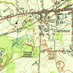 United States Geological Survey Clarence, NY (1950, 24000-Scale) digital map