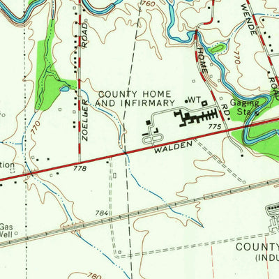 United States Geological Survey Clarence, NY (1965, 24000-Scale) digital map