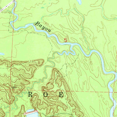 United States Geological Survey Clarendon, AR (1968, 24000-Scale) digital map