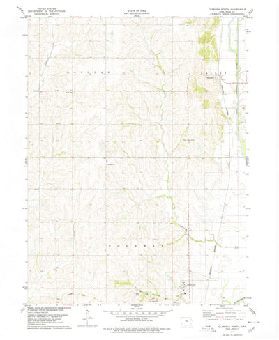 United States Geological Survey Clarinda North, IA (1978, 24000-Scale) digital map