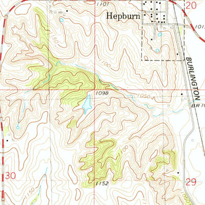United States Geological Survey Clarinda North, IA (1978, 24000-Scale) digital map