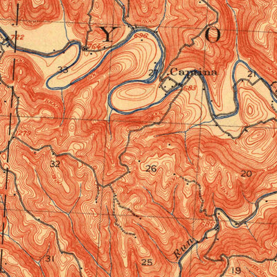 United States Geological Survey Clarington, WV-OH (1905, 62500-Scale) digital map