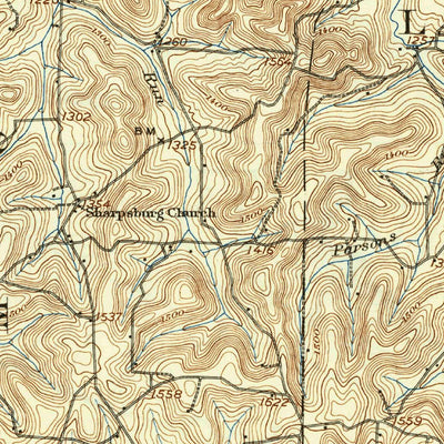 United States Geological Survey Clarion, PA (1907, 62500-Scale) digital map