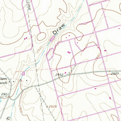 United States Geological Survey Clark Brothers Ranch, TX (1964, 24000-Scale) digital map