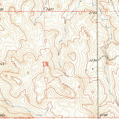 United States Geological Survey Clark Butte, ND (1960, 24000-Scale) digital map