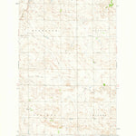 United States Geological Survey Clark Butte SW, ND (1960, 24000-Scale) digital map