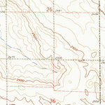 United States Geological Survey Clark Butte SW, ND (1960, 24000-Scale) digital map