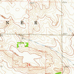 United States Geological Survey Clark Butte SW, ND (1960, 24000-Scale) digital map