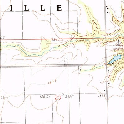 United States Geological Survey Clark Center, IL (1998, 24000-Scale) digital map
