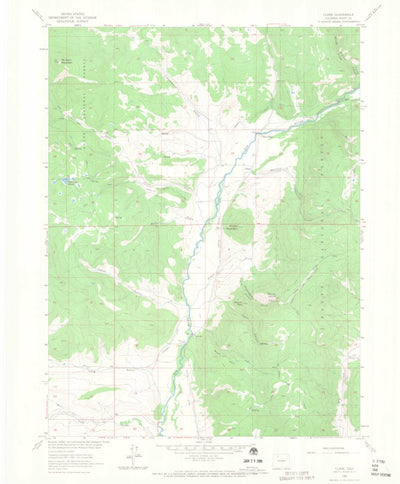 United States Geological Survey Clark, CO (1962, 24000-Scale) digital map