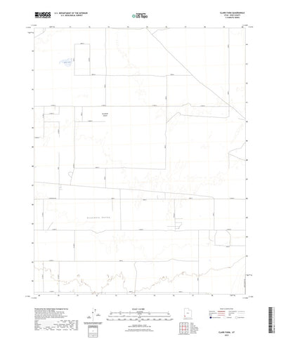 United States Geological Survey Clark Farm, UT (2023, 24000-Scale) digital map