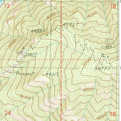 United States Geological Survey Clark Fork, ID (1989, 24000-Scale) digital map