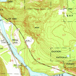 United States Geological Survey Clark Fork, ID-MT (1951, 62500-Scale) digital map