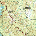 United States Geological Survey Clark Hill Lake, GA-SC (1980, 100000-Scale) digital map