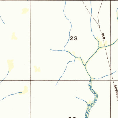 United States Geological Survey Clark Hollow, LA (1947, 31680-Scale) digital map