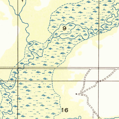 United States Geological Survey Clark Hollow, LA (1947, 31680-Scale) digital map