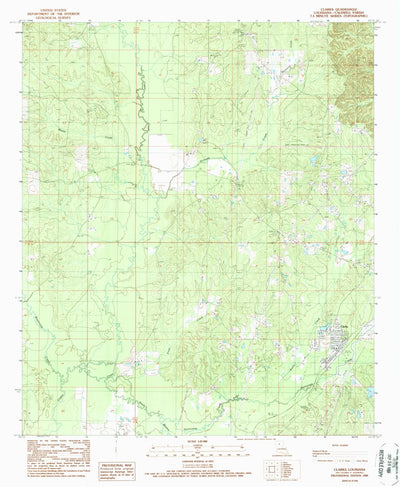 United States Geological Survey Clark, LA (1989, 24000-Scale) digital map