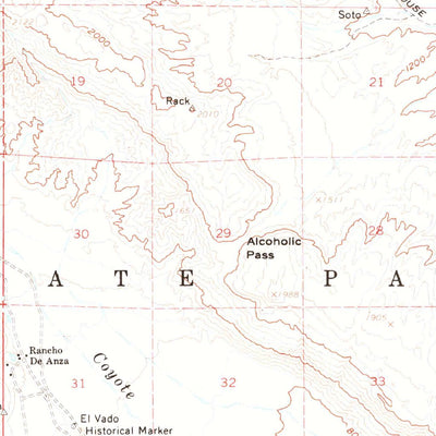 United States Geological Survey Clark Lake, CA (1960, 62500-Scale) digital map