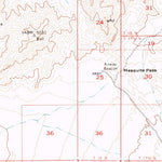United States Geological Survey Clark Mountain, CA-NV (1956, 62500-Scale) digital map