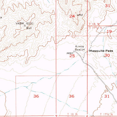 United States Geological Survey Clark Mountain, CA-NV (1956, 62500-Scale) digital map