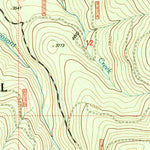 United States Geological Survey Clark Mountain, MT (1997, 24000-Scale) digital map