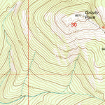 United States Geological Survey Clark Mountain, MT (1997, 24000-Scale) digital map