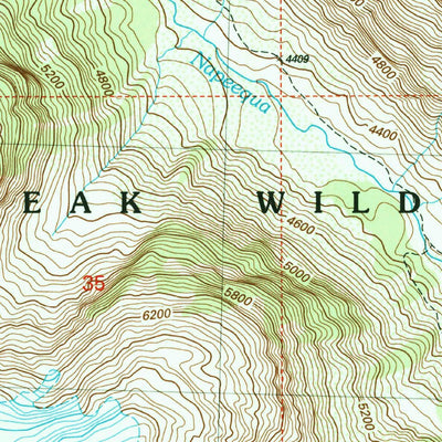 United States Geological Survey Clark Mountain, WA (2004, 24000-Scale) digital map
