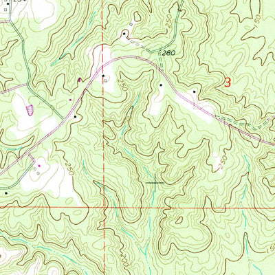 United States Geological Survey Clark, MS (1964, 24000-Scale) digital map
