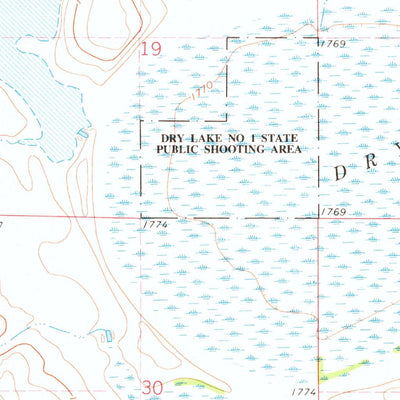 United States Geological Survey Clark North, SD (1973, 24000-Scale) digital map