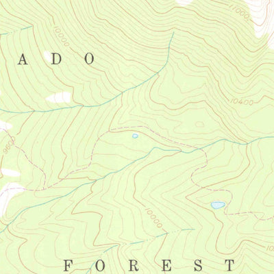 United States Geological Survey Clark Peak, CO (1962, 24000-Scale) digital map