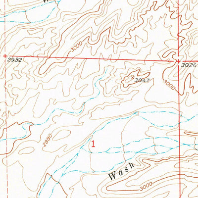 United States Geological Survey Clark Ranch, AZ (1948, 24000-Scale) digital map