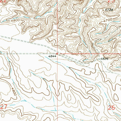 United States Geological Survey Clark Spring Canyon, NM (1961, 24000-Scale) digital map