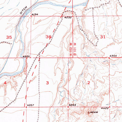 United States Geological Survey Clark, WY-MT (1950, 62500-Scale) digital map